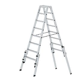 Alu-Stufen-Stehleiter treppengängig Produktbild